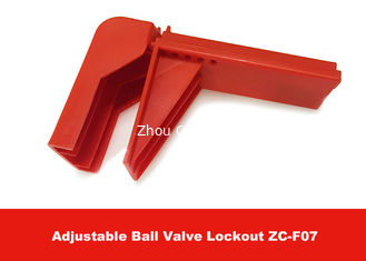 China 326G Durable Plastic Flame-retardant Material Valve Lock Out , English Labels is Available supplier