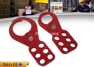 China Safety Lockout Hasp With 6 Hooks 92g Weight Safety Lockout Padlocks supplier