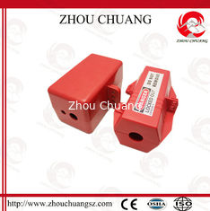 China ZC-D31 Polystyrene Electrical Plug Lockout , 110V / 220V / 550V Plug Lock supplier