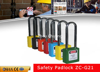 China Xenoy Padlock Color Coded Master Keyed with Permanent Back Label Safety Lockout Padlocks supplier