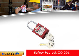 China One Master Keyed-Different Safety Lockout Padlocks, 1/4&quot; Diameter Steel Shackle supplier