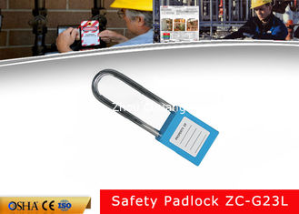 China 76mm Long Steel Shackle Safety Lockout Padlocks from Inport Dupont Nylon supplier