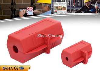 China Durable Plug Lock Out Rugged Polypropylene 6.5 * 6.5 * 11.8 Cm Size supplier