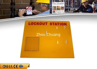 China OEM ABS Material Lock Out Station Available 4 Padlocks 1 Hasp And Tagout supplier