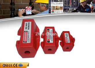 China 56g Pneumatic Plug Safety Lock Out Double Open Type Quadrangle Design supplier
