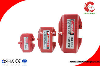 China Cheap Price Polypropylene Material Red Pneumatic Plug Safety Lockout For 110V plug supplier