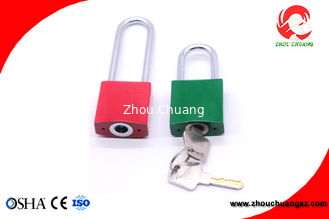 China High Visibility Auto-popup Aluminum Safety Padlocks ZC-A14 with KA/KD/MK/KAMK supplier