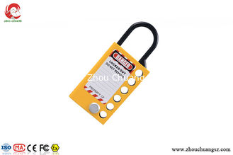 China Aluminum Alloy Material Industrial Safety Lock Out Hasp Lockout Tagout, 6 Holes supplier