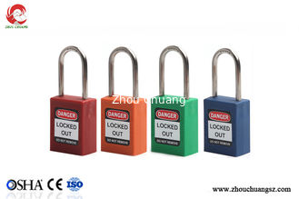 China 38mm High Quality Steel Shackle ABS lock body Cheap Safety Padlocks supplier