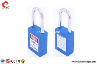 China 410 Safety lockout padlock, 38mm lock body 6mm steel shackle with two keys supplier