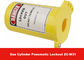 PP Material Yellow 3 Padlocks Available Gas Cylinder Lockout with Rewritable Labels supplier
