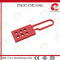 Safety Non-Conductive Insulation Six Holes Nylon Plastic Electrical Lockout Hasp supplier
