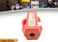 2CM Diameter Cable Red Circuit  Breaker Lockout, 4 Lock Polystyrene Plug Lockout supplier