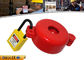 ABS Material Red Gas Cylinder Tank Lock Out  Use for Valve Stem Hole 32MM supplier