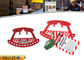 105g Portable Padlock Rack Lock Out Station with 12 Padlocks PP Material supplier