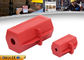 Durable Plug Lock Out Rugged Polypropylene 6.5 * 6.5 * 11.8 Cm Size supplier