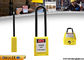 Yellow Colour English PVC Tag Safety Lockout Padlocks 76mm Sahckle Length supplier