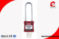 China Supplier New Products 76mm Long Metal Shackle Plastic Nylon Body Safety Padlock supplier