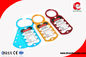 ZC-K51 Colorful 8-holes Aluminum Labeled Snap-on Lockout  HASP with Padlocks supplier