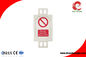 Plastic Lockout Scaffolding Tagout with insert card suitable for PAT testing supplier
