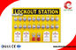 20-Locks Safety Lockout Center without Cover OEM PP Material Can Customizable supplier