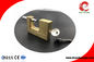 Safety Brass Padlock In Strong Rectangular Lock Body Width 50mm supplier