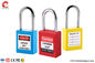 Plastic-body Safety Padlock NO. 410 Red can be Keyed-alike, Master-keyed, and Grand Master Keyed supplier