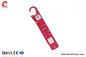 Short red Aluminium Buckle Hasp Lockout with 12 lock holes  Lock hole diameter 8mm supplier