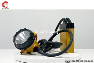 China Mining hard hat LED Cap Lamp 25000LUX strong luminous flux long battery life for mining use supplier
