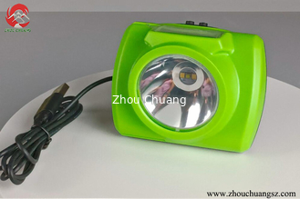 China Coal mining cap lamp 15000lux 14H white brightness, Impact engineering Materials, and waterproof IP68 supplier