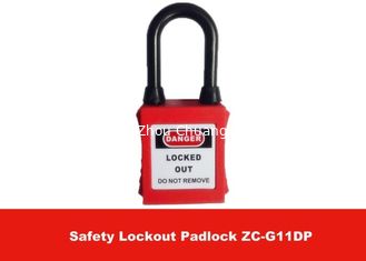 China 38mm Nylon Dustproof ABS Lock Body Safety Lockout Padlocks with Customized Language supplier