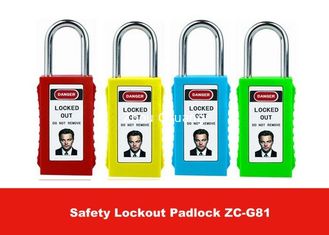 China 75mm Long Lock Body Colorful Isolation ABS Safety Lockout Padlocks with Keyed Alike supplier