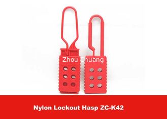 China 6mm Shackle Diameter PP Nylon Lockout Hasp Suitable for Explosion Proof Environment supplier