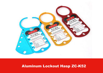 China Eight-Holes 9pcs Padlocks Available Aluminum Alloy Safety Lockout Hasp supplier