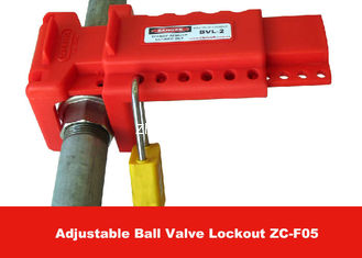 China Allow 7 Padlocks PP Material Economic Ball Valve Lockout for Ball Valves supplier