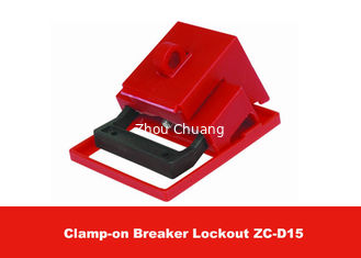 China 480V - 600V Middle Size Red Clamp - On Electric  Breaker Lockout supplier