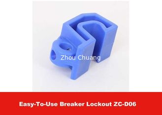 China Blue Color Lightweight Moulded Circuit Breaker Lock Out Tag Out for MCCB supplier