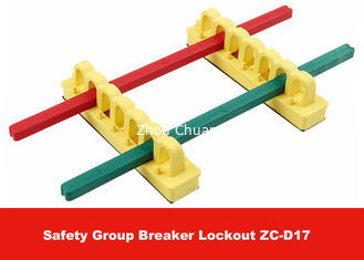 China PA Colorful Safety Group Breaker Lockout with 3M Tap on Back supplier
