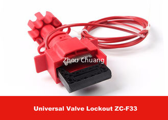 China Universal Valve Lockout with 1.8M Cable Attched to Lock Out Valves supplier
