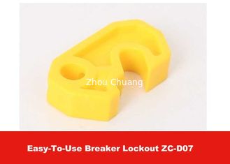 China Easy To Use 9G Yellow Color Moulded Case Circuit Breaker Lockout supplier