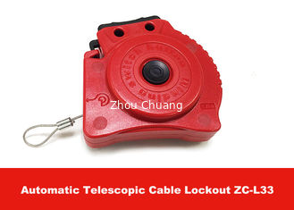 China 200g Easy to Use Automatic Telescopic Safety Cable Lockout for Securing Valves supplier