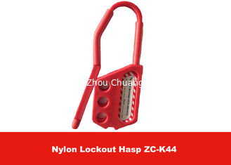 China Newest Designed Small Nylon Security Locko Out Hasp , 3 pcs Padlocks Available supplier