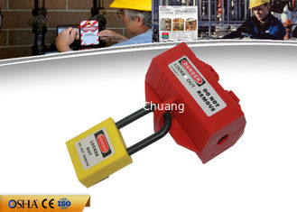 China ZC-D41 Certification CE 56g Rugged Polypropylene Safety Lock Out For 110V plug supplier