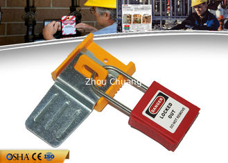 China A3 Steel Yellow Plastic lock body Industrial Circuit Breaker Lockout with  Multi Function supplier