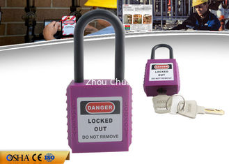 China CE Certification Approved Short Shackle ABS Safety Padlock For Industry supplier