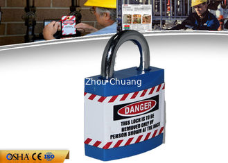 China 20.4mm shackle Safety Lockout Padlocks Durable Non - Conductive Xenoy Lock Body supplier