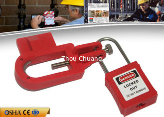 China Multi - Functional Nylon Ultra Large Circuit Breaker Lockout with Self - Carried Tighten Screw supplier