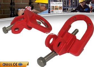 China ​Electrical Circuit Breaker Lock Out , U Type Sheet with Self - Carried Tighten Screw supplier