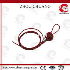 China Valves Wheel Type Cable Lockouts for Securing  / ZC-L31 Safetylockout supplier