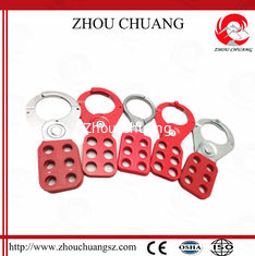 China Loto Equipments, Safety Steel Vinyl Coated Lockout Hasp Without Hook supplier